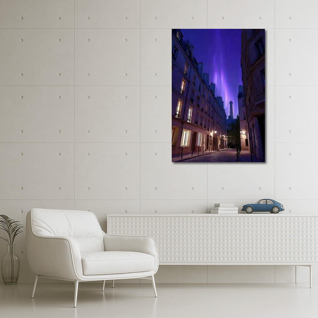 The Magic of the Northern Lights over Paris: French Night
