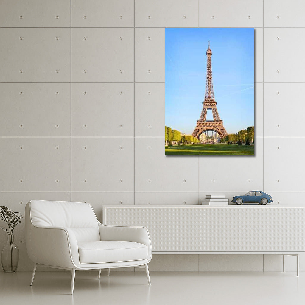 Eiffel Tower in Sunlight: The Charm of France