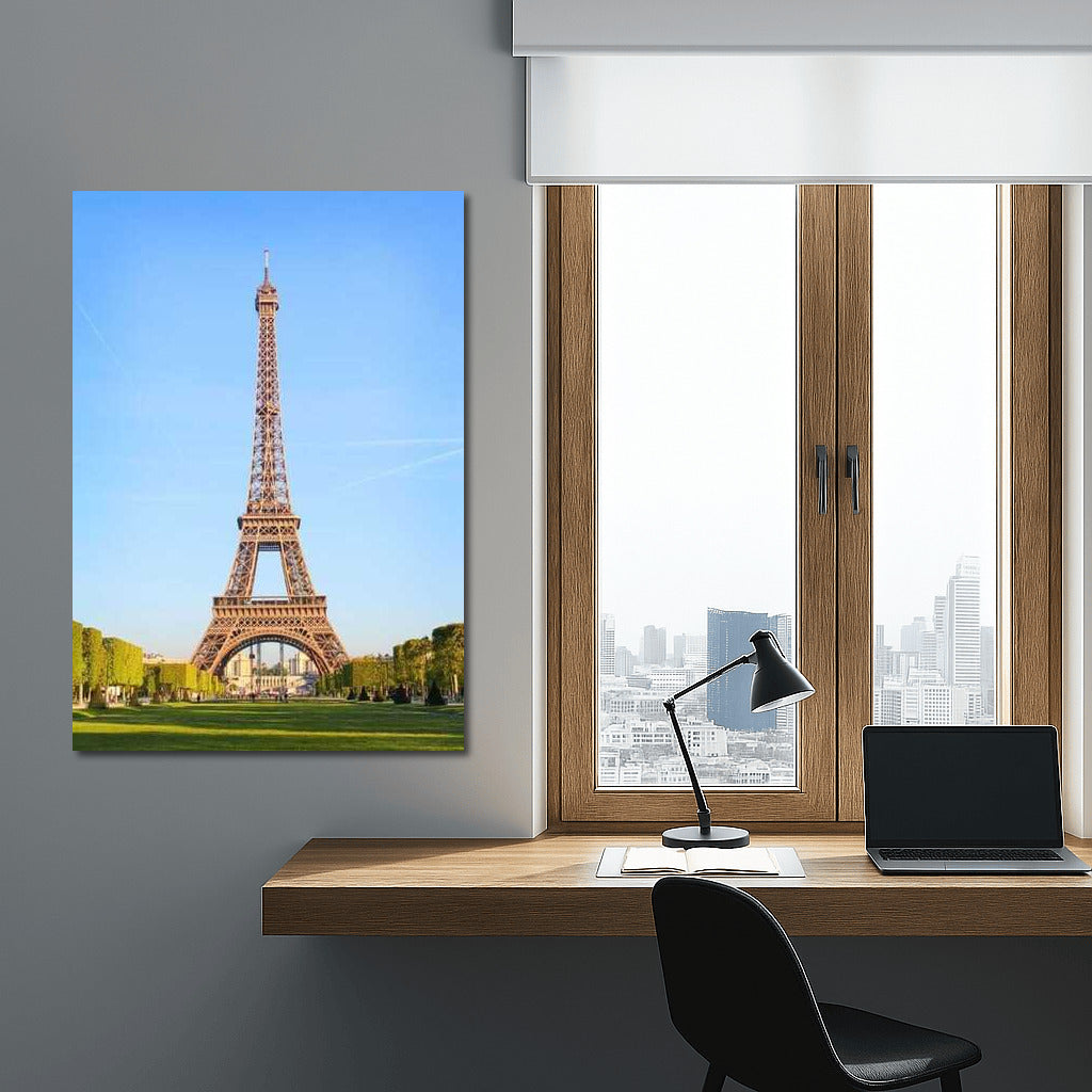 Eiffel Tower in Sunlight: The Charm of France
