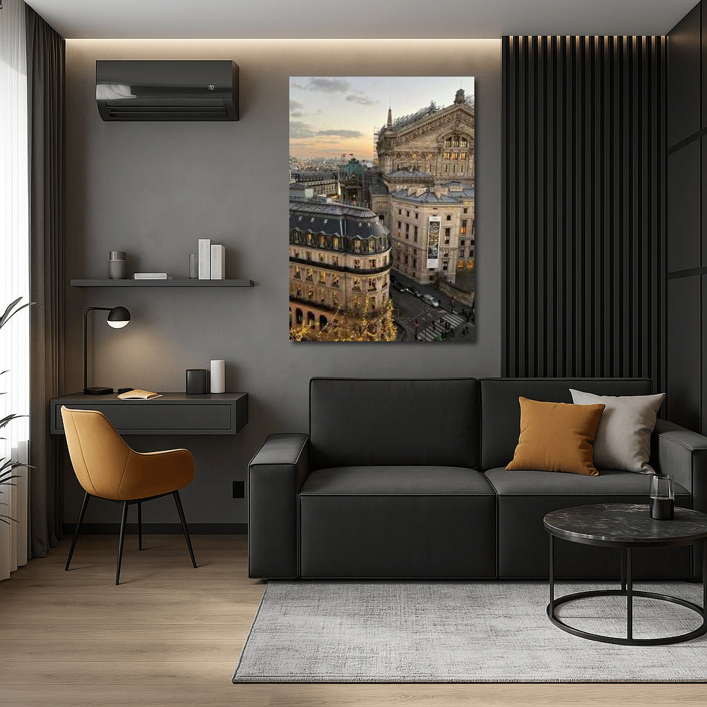 Evening Charm of Paris: French Architecture in Your Home