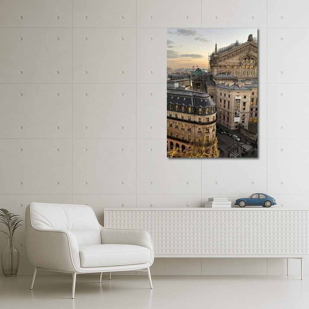 Evening Charm of Paris: French Architecture in Your Home