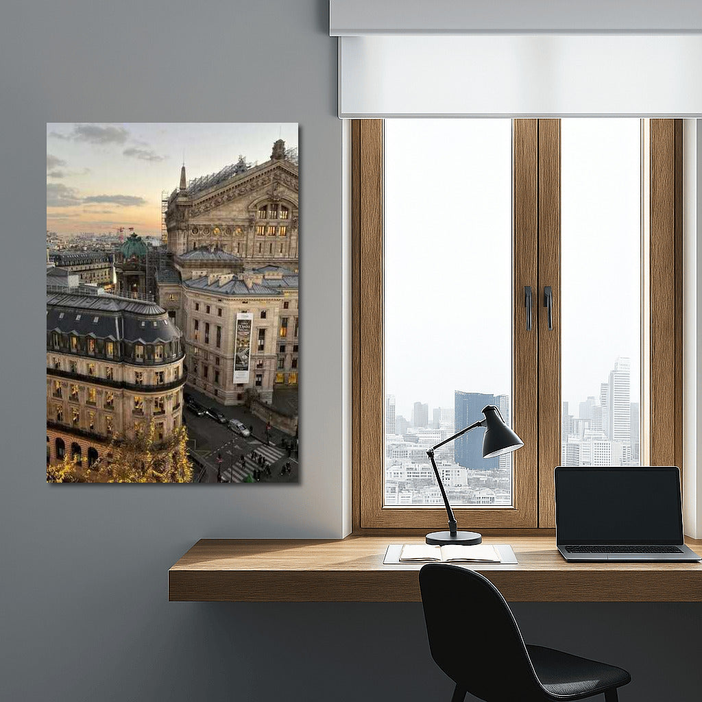 Evening Charm of Paris: French Architecture in Your Home