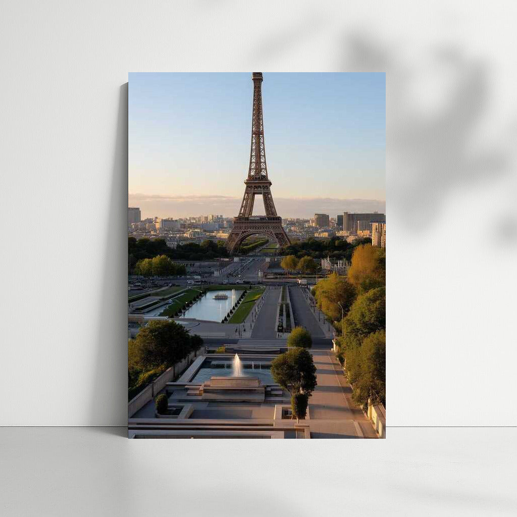 Morning in Paris: The Grandeur of the Eiffel Tower
