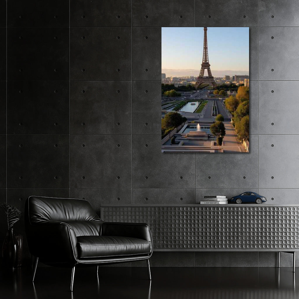 Morning in Paris: The Grandeur of the Eiffel Tower
