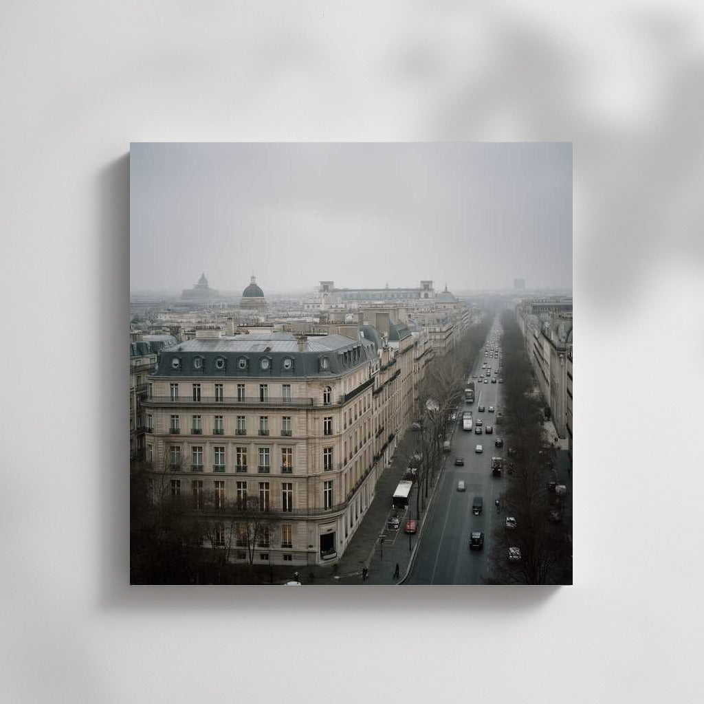 Foggy Paris: The Charm of France