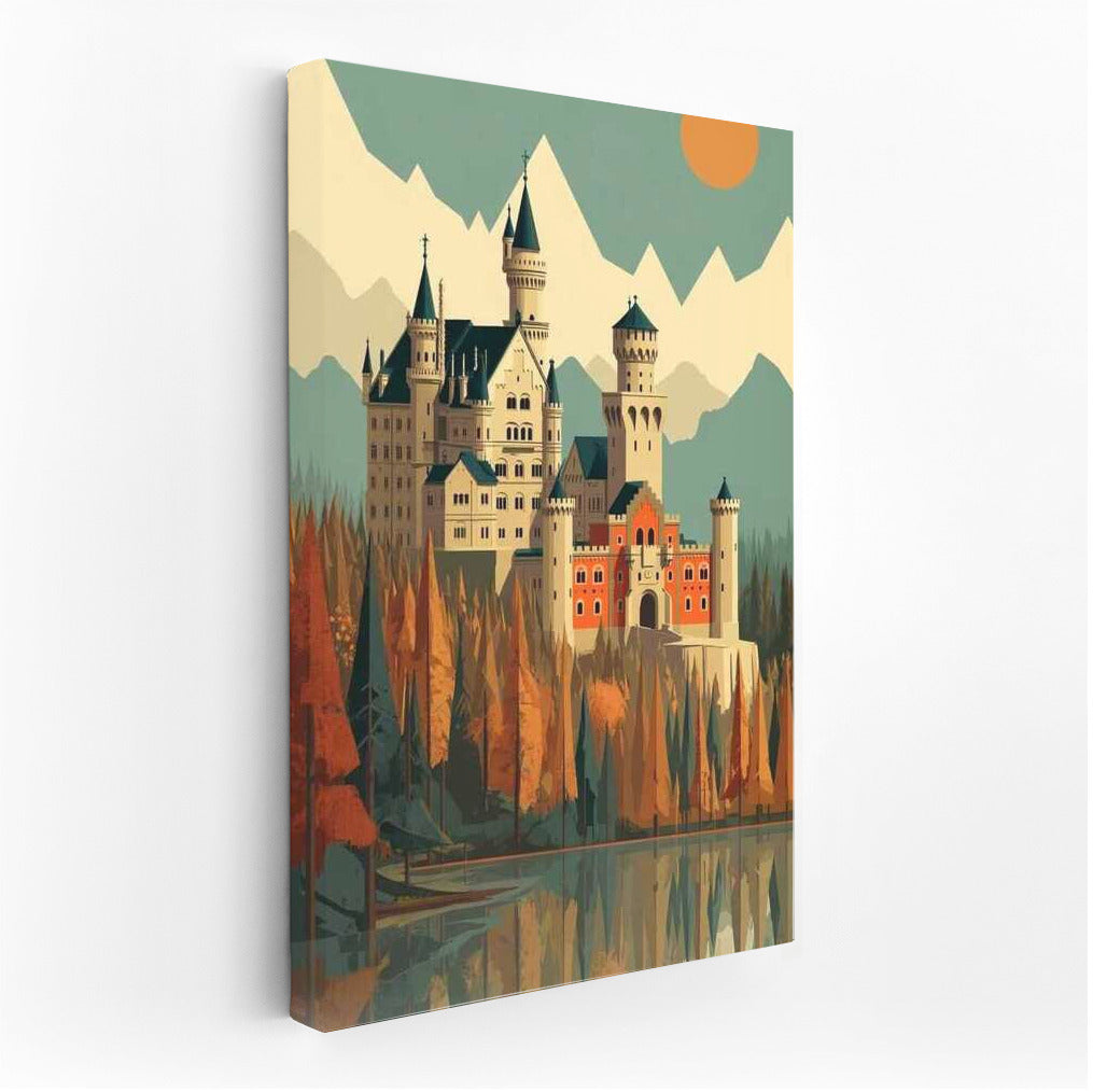 Germany's Magic Castle: The Majesty of Mountains and Forests