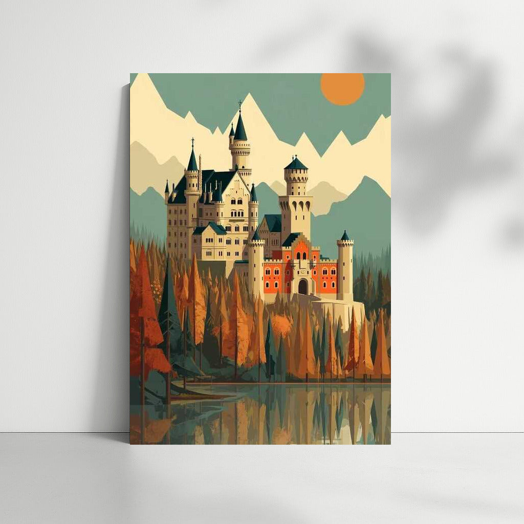 Germany's Magic Castle: The Majesty of Mountains and Forests