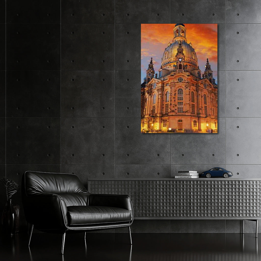 Sunset over German Architecture: Comfort and History