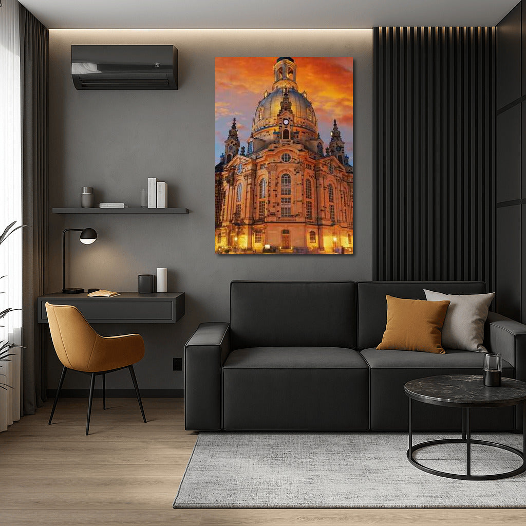 Sunset over German Architecture: Comfort and History