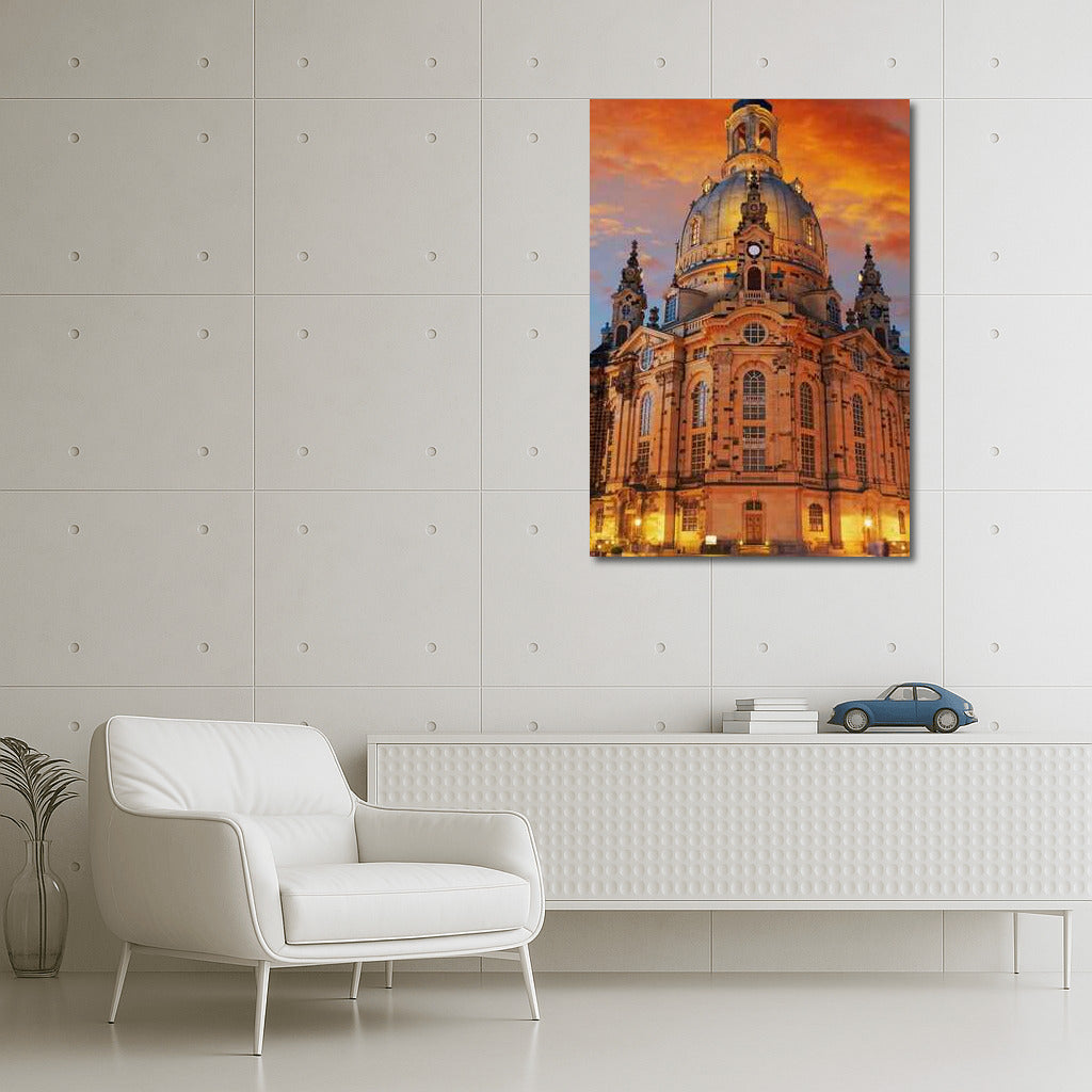 Sunset over German Architecture: Comfort and History