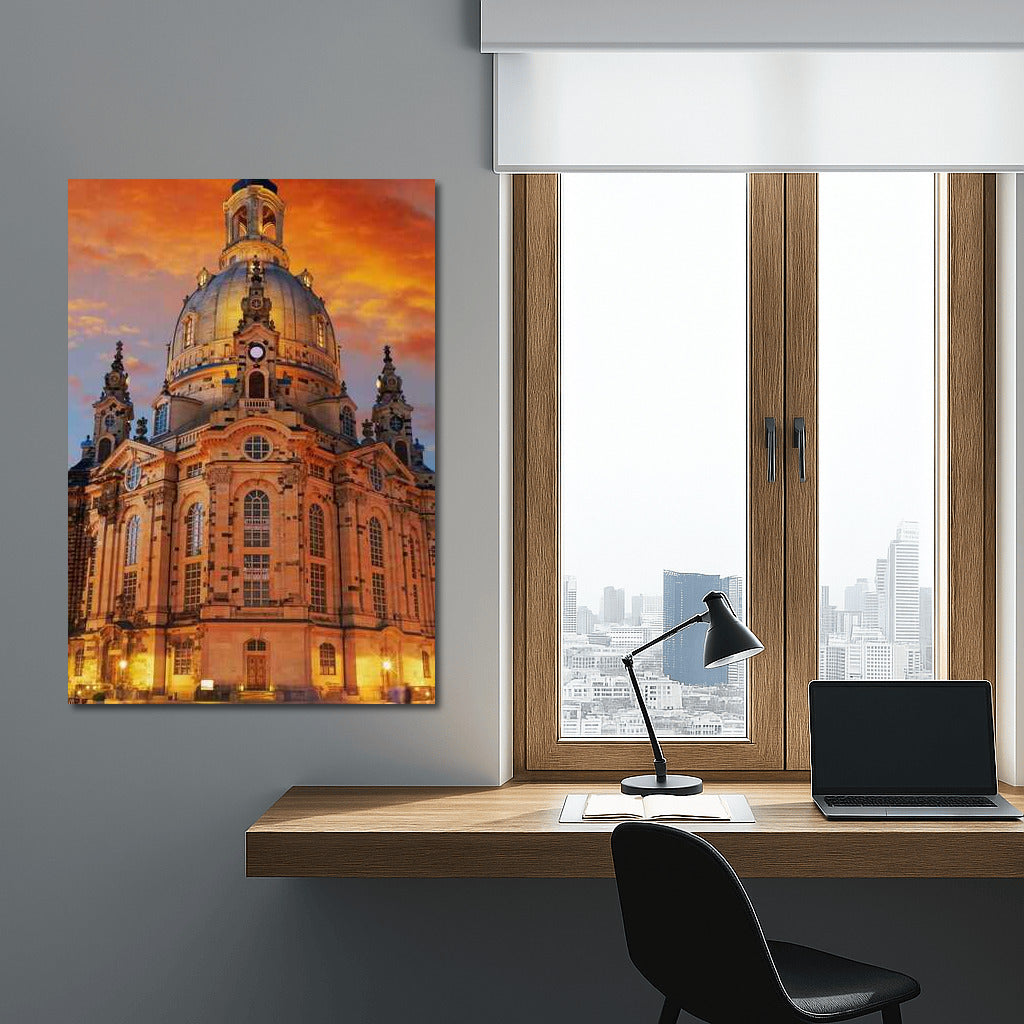 Sunset over German Architecture: Comfort and History