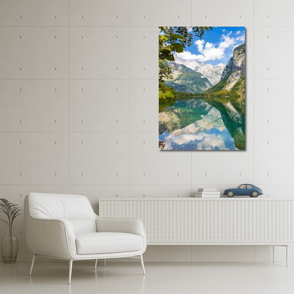 Harmony of an Alpine Lake: Nature in Germany