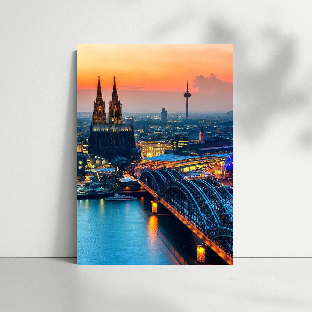 Sunset over Cologne: Germany's Evening Light