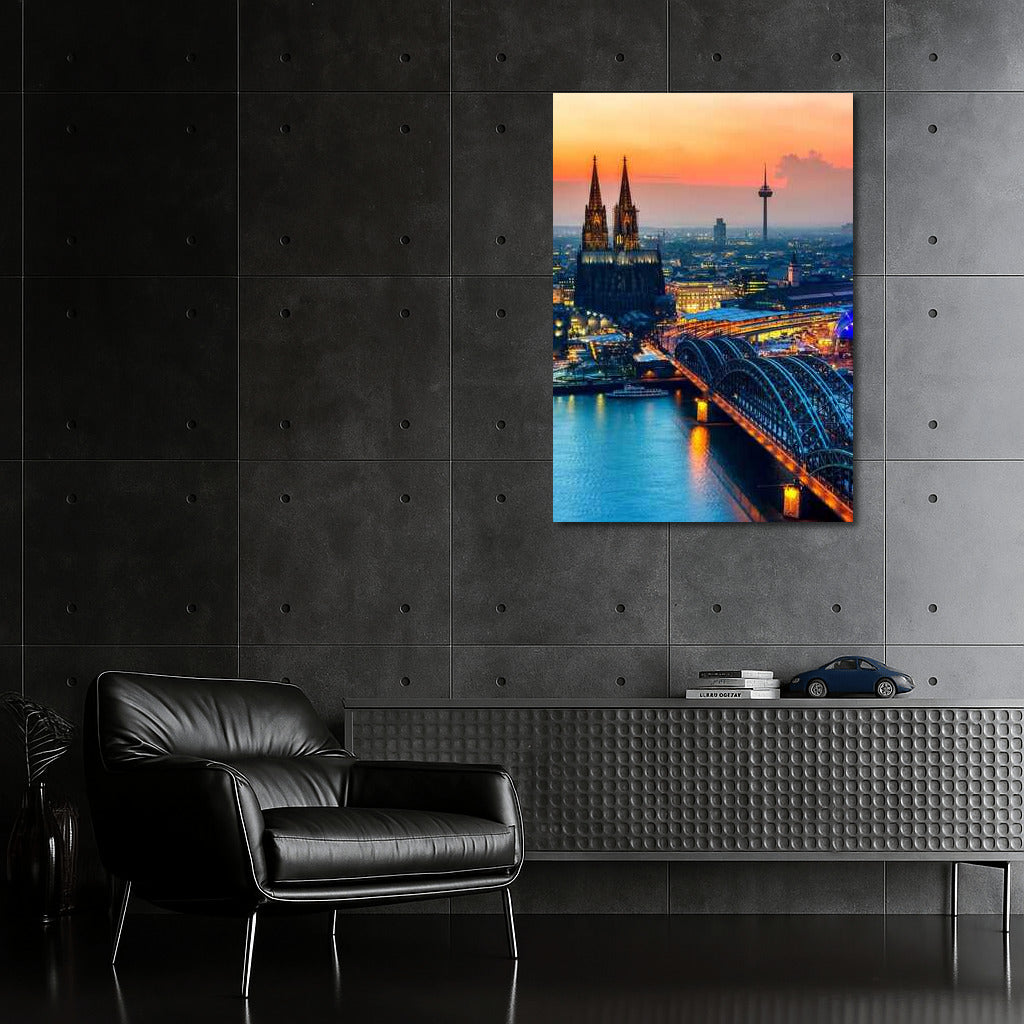 Sunset over Cologne: Germany's Evening Light