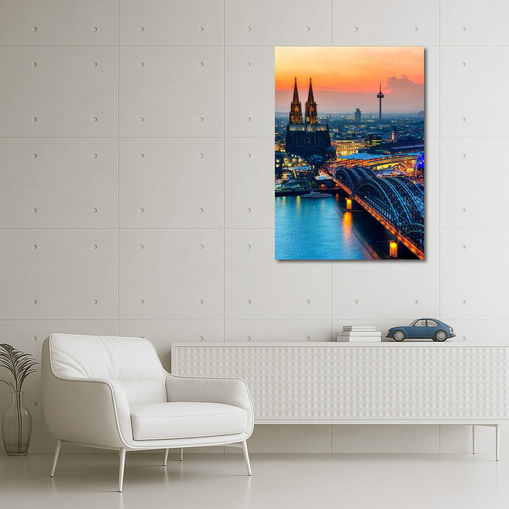 Sunset over Cologne: Germany's Evening Light