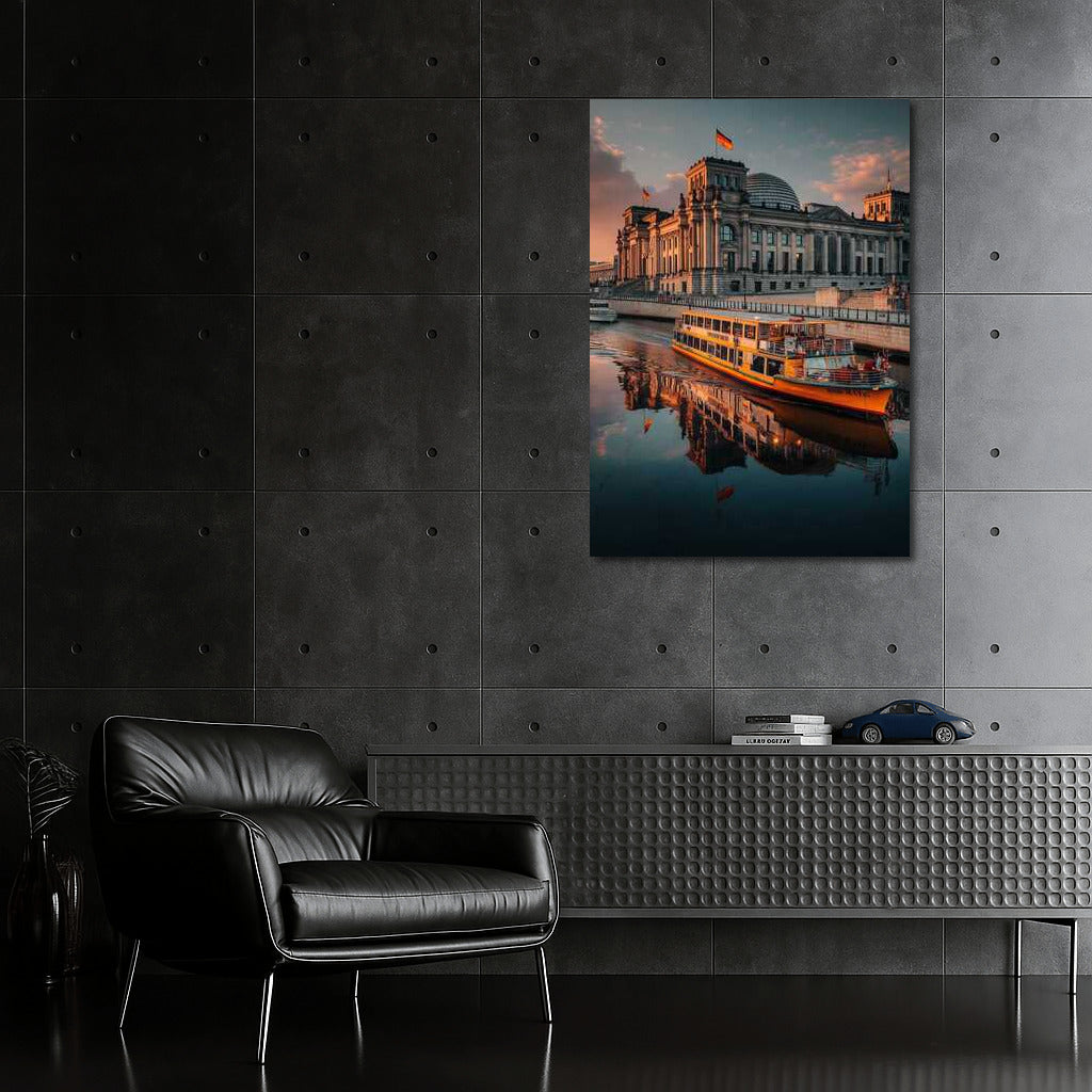 Sunset over the Rhine: Germany's Architectural Splendor