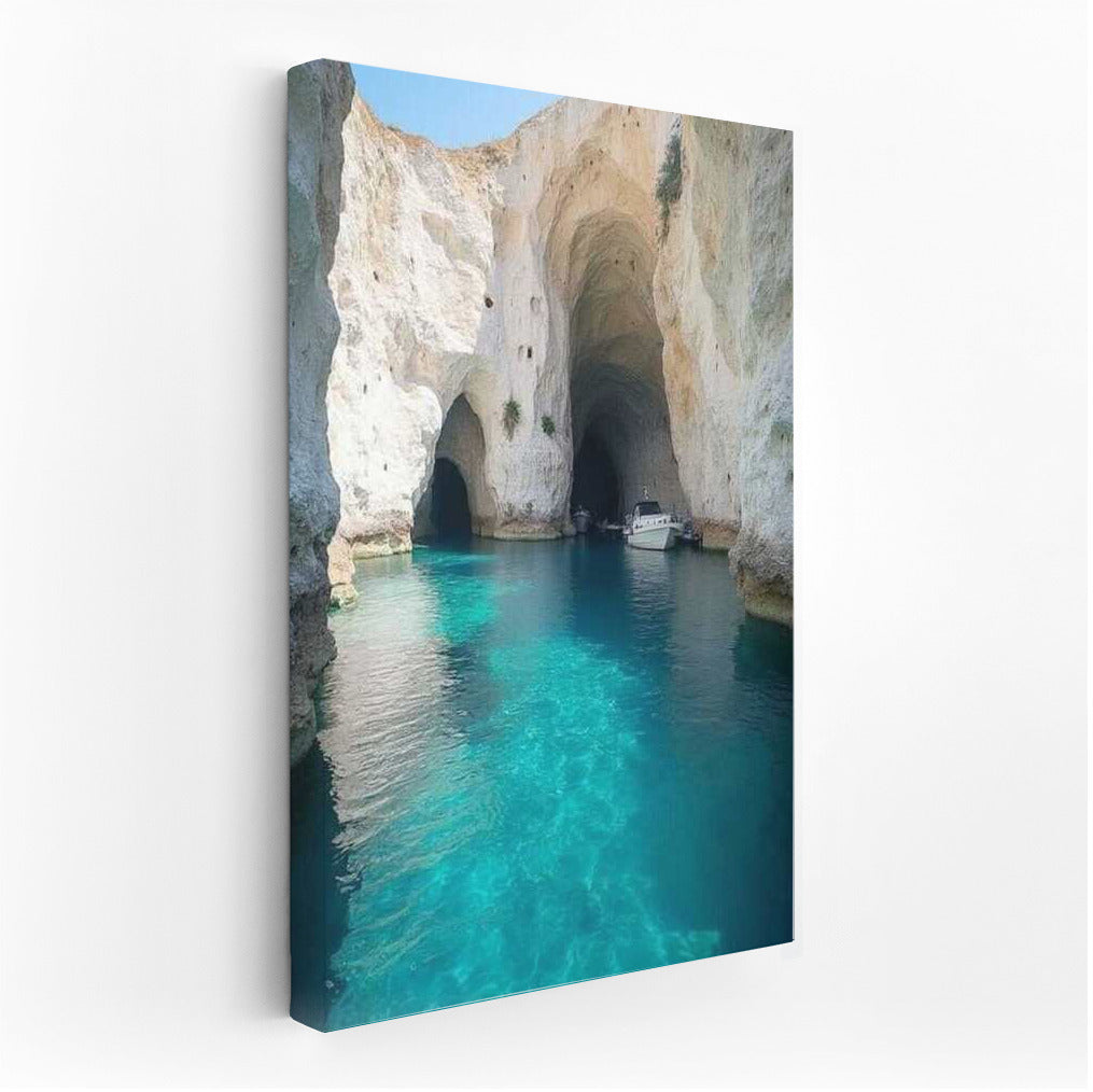 Turquoise Greece: Rocks and Waters
