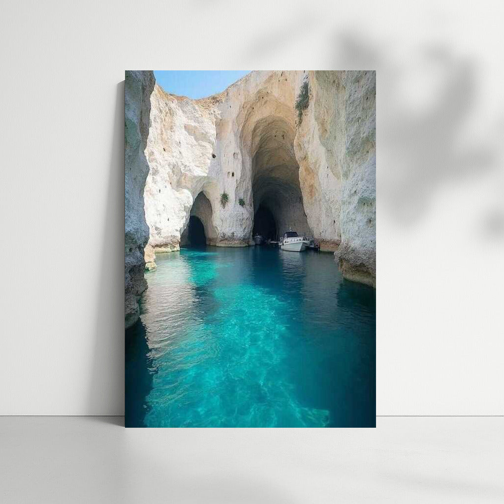 Turquoise Greece: Rocks and Waters