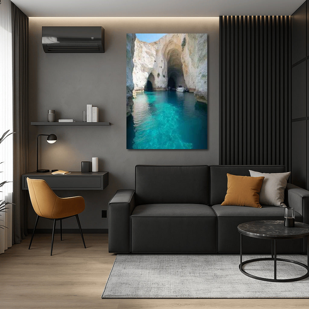 Turquoise Greece: Rocks and Waters
