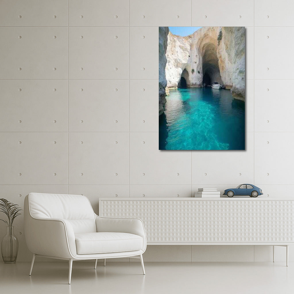 Turquoise Greece: Rocks and Waters