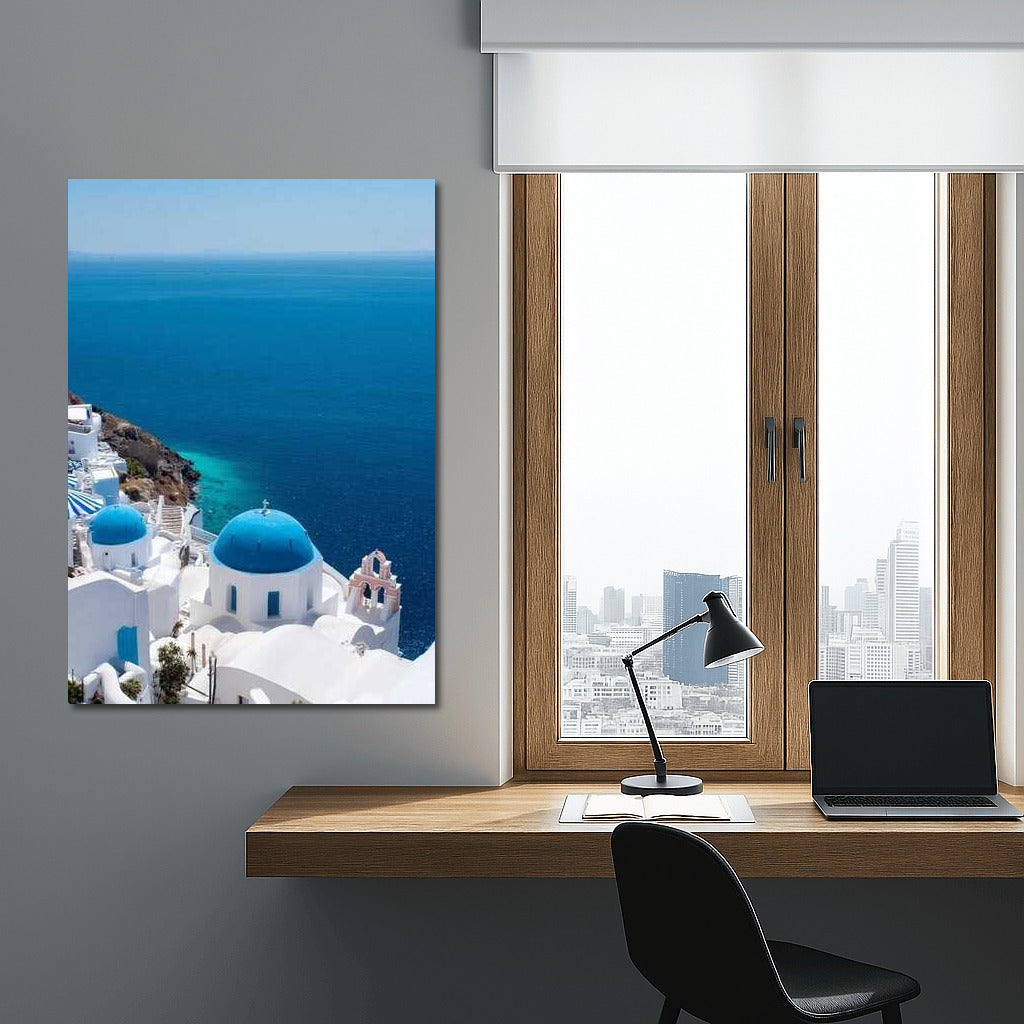 Greek Idyll: White-Blue Harmony