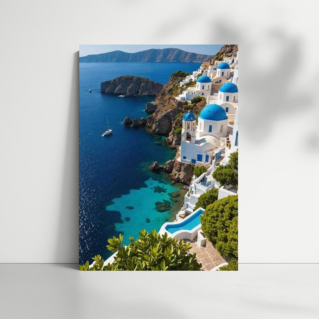 Blue Domes and Turquoise Sea: The Charm of Greece