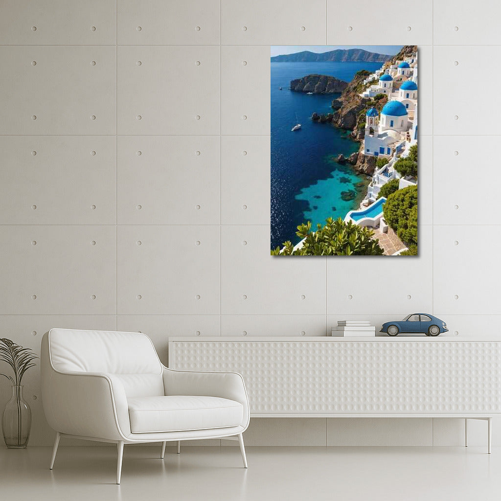Blue Domes and Turquoise Sea: The Charm of Greece