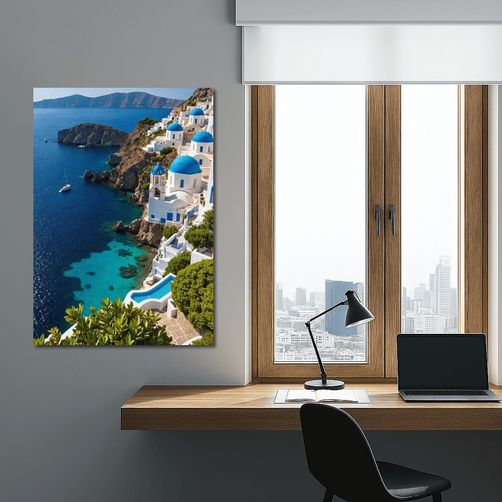 Blue Domes and Turquoise Sea: The Charm of Greece