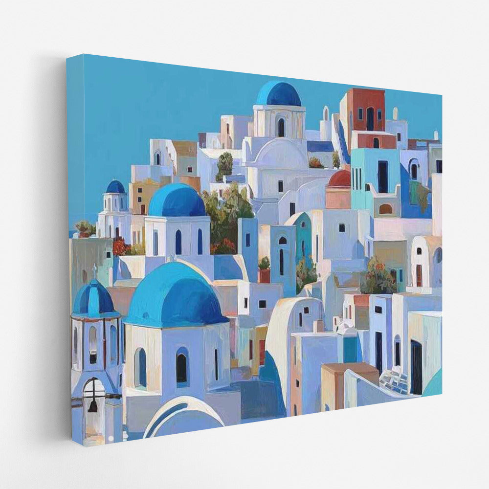 The Charm of the Blue and White Roofs of Greece