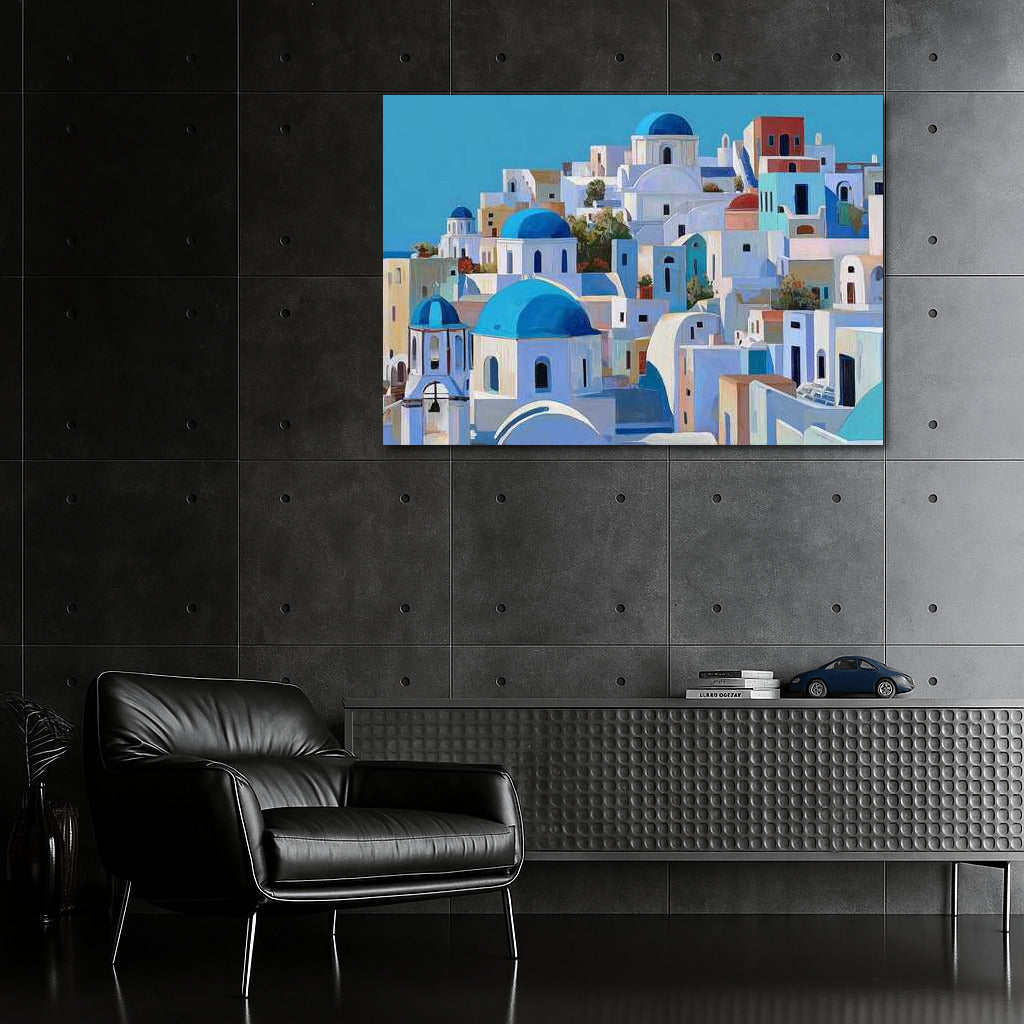 The Charm of the Blue and White Roofs of Greece