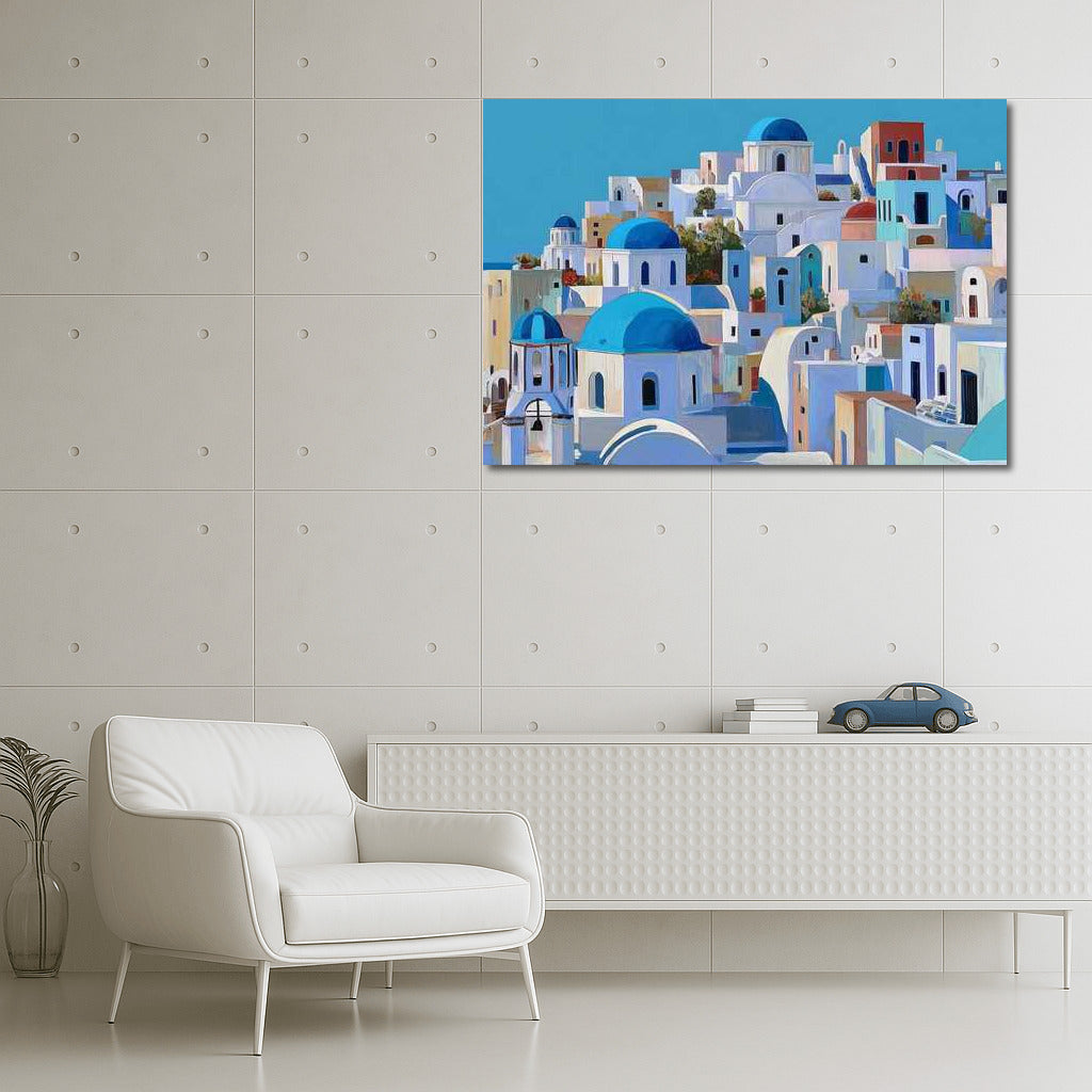 The Charm of the Blue and White Roofs of Greece