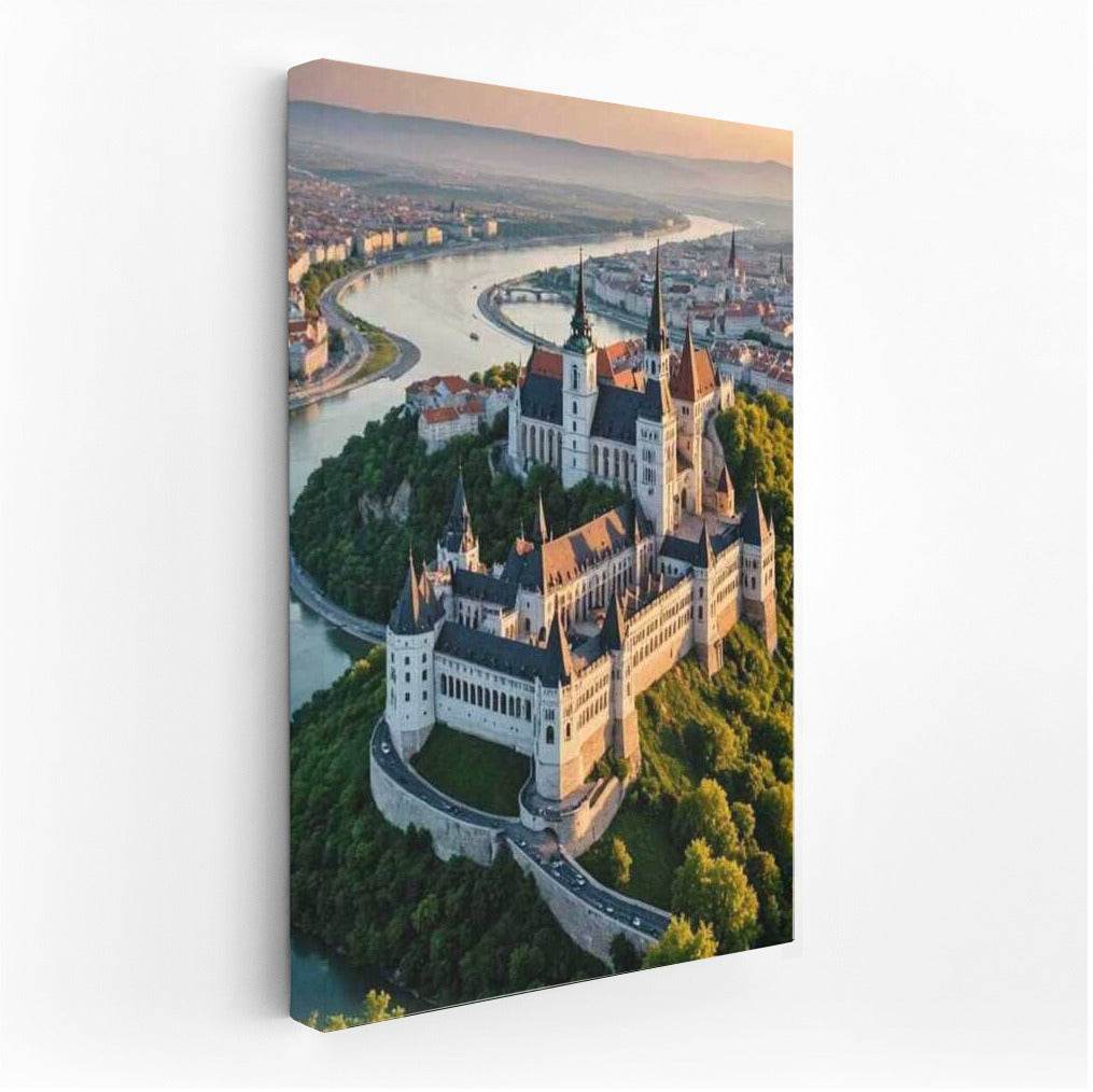 The Grandeur of the Hungarian Castle on Green Hill