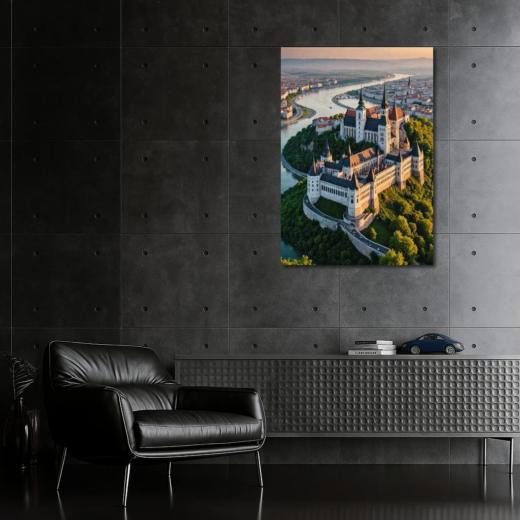 The Grandeur of the Hungarian Castle on Green Hill