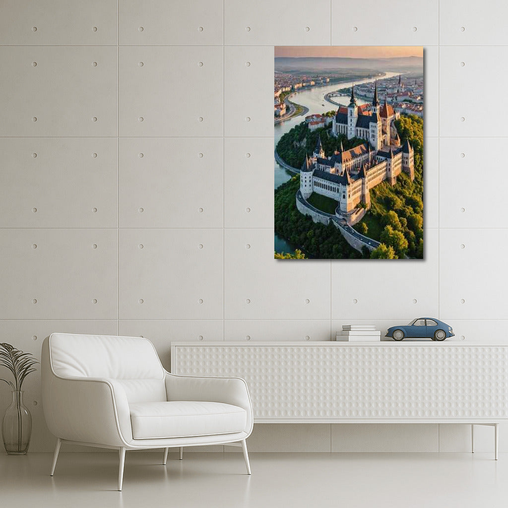 The Grandeur of the Hungarian Castle on Green Hill