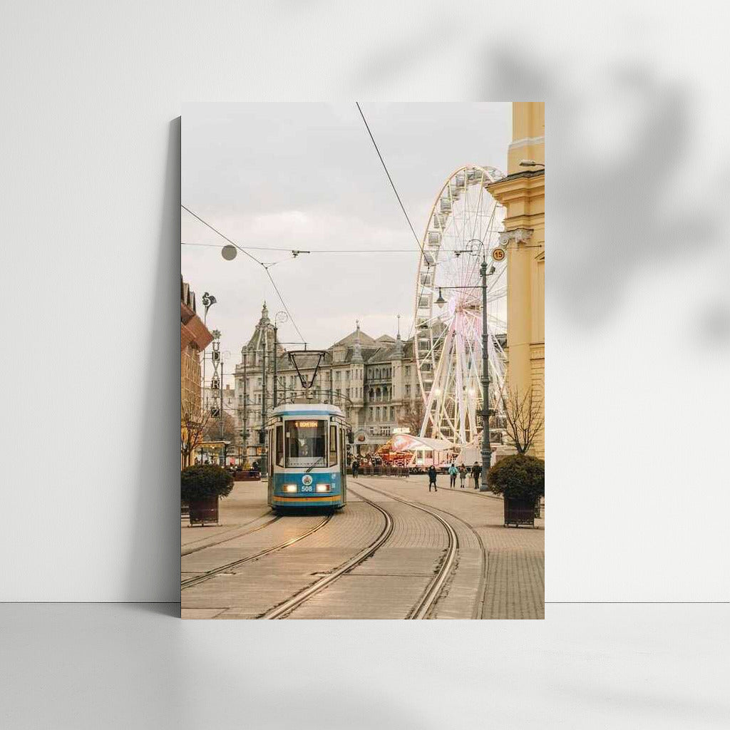 Hungarian Tram and Ferris Wheel: Cozy Colour of Budapest