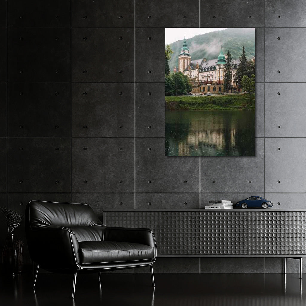 Hungarian Castle by the Lake: Majesty and Tranquility