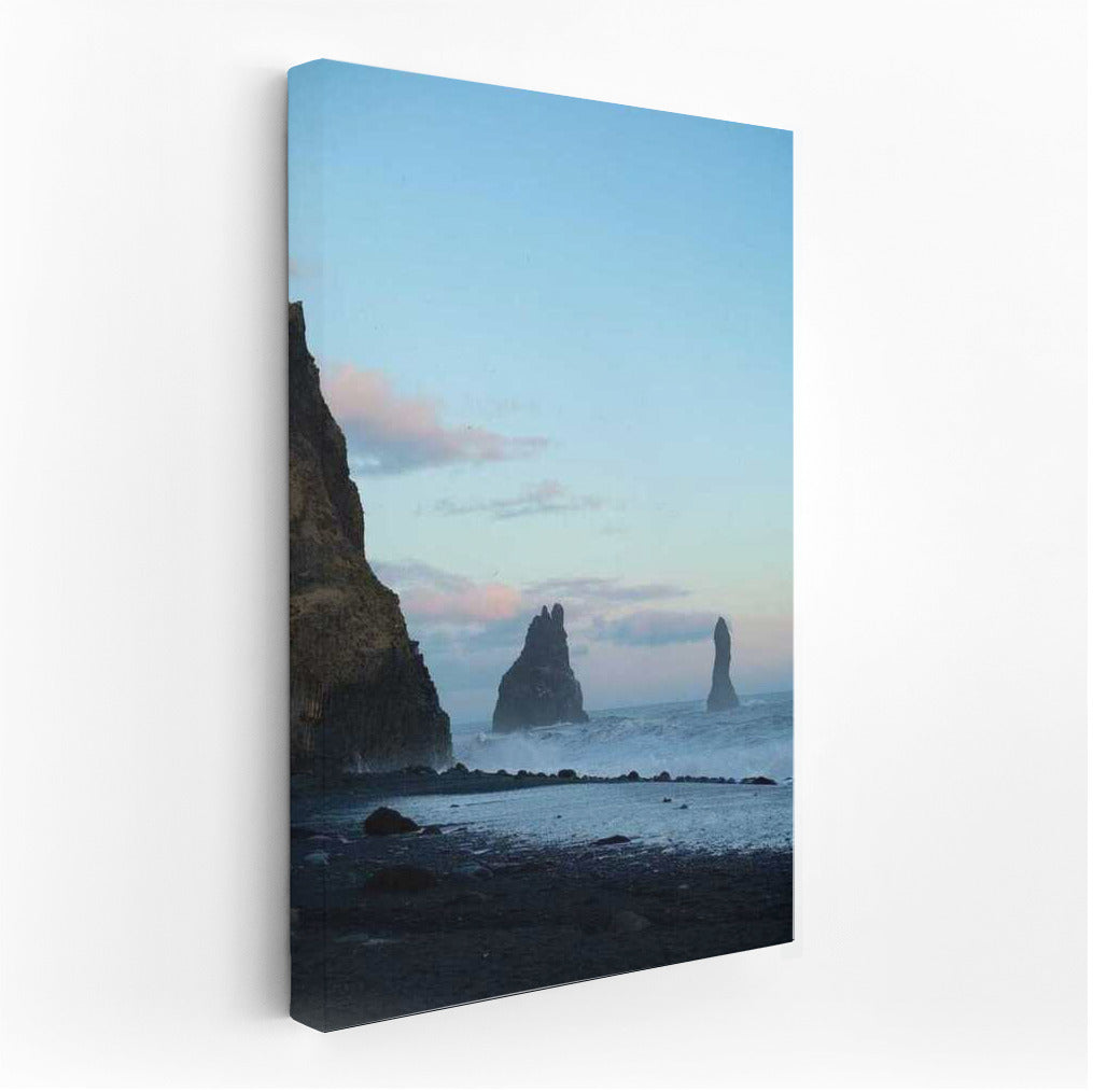 Wild Rocks of Iceland: Power of Nature and Noisy Surf