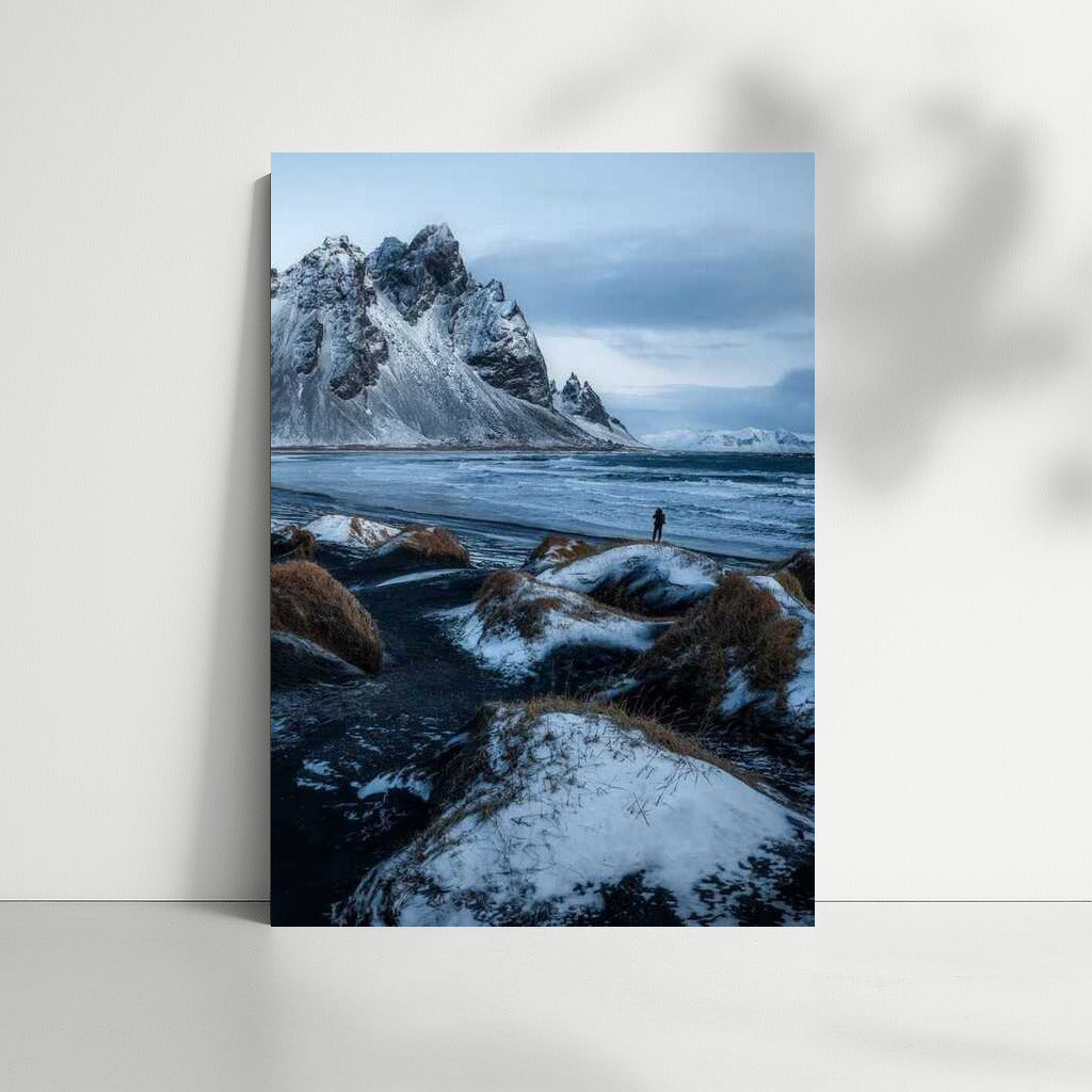 Iceland: Rugged Mountains and Icy Sea