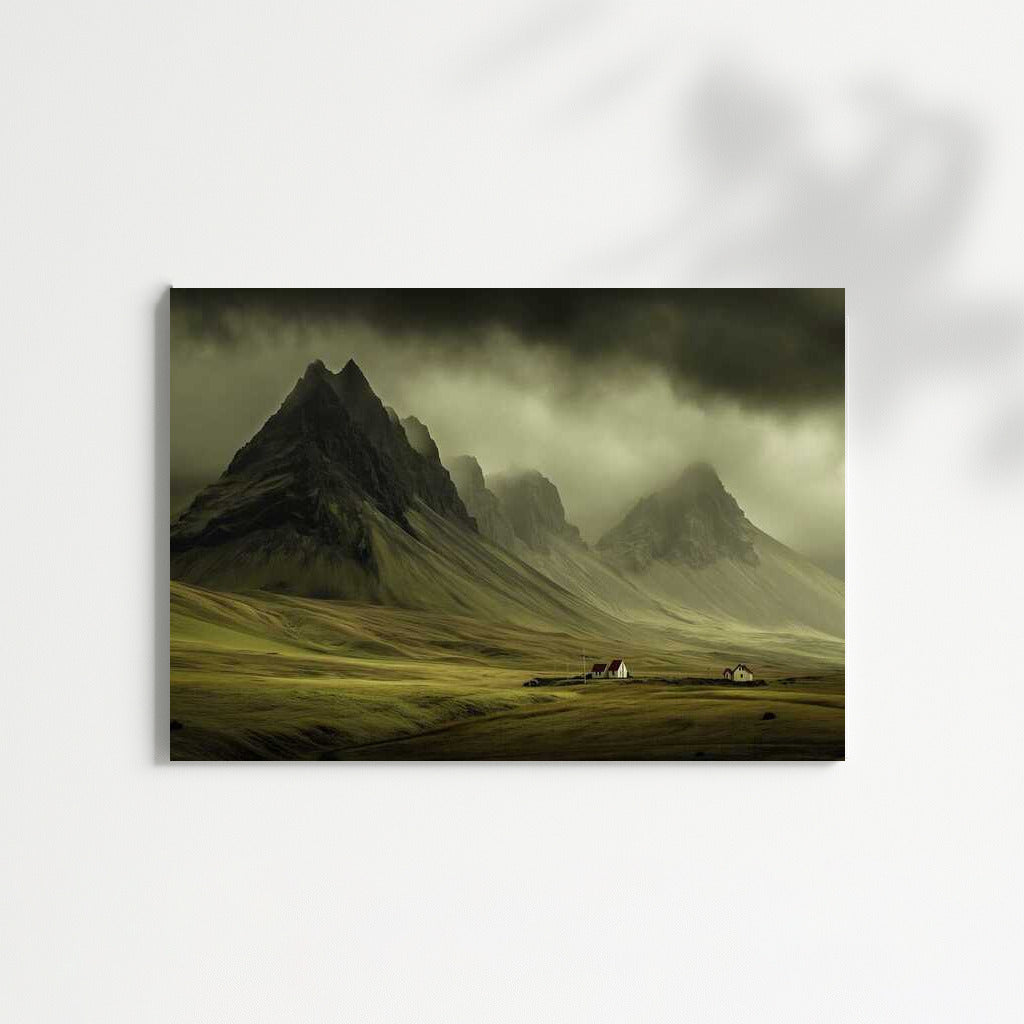 Enchanted Mountains of Iceland: Cozy Cabins in the Fog