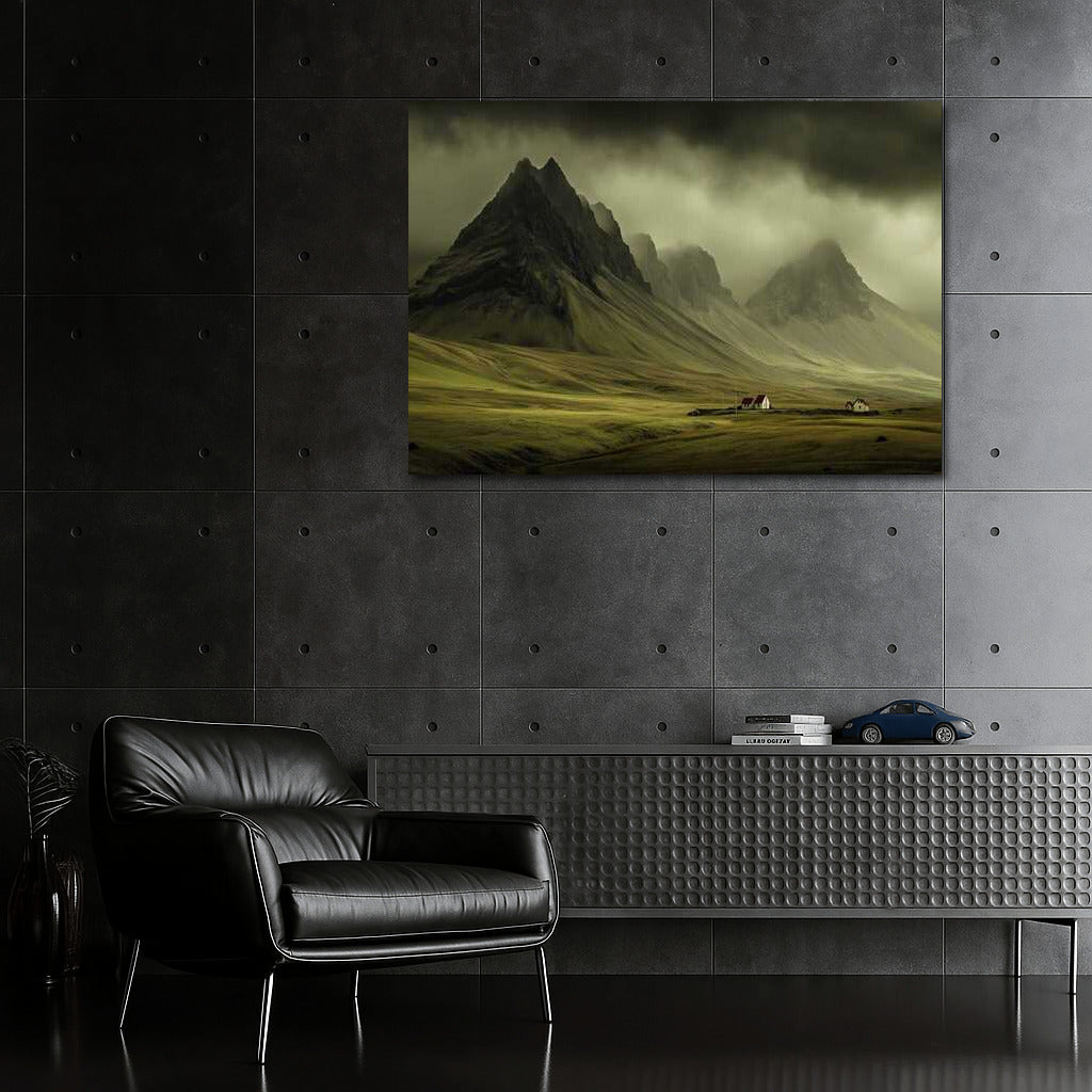 Enchanted Mountains of Iceland: Cozy Cabins in the Fog