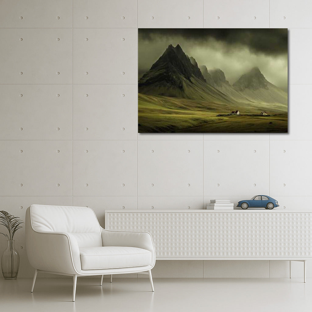 Enchanted Mountains of Iceland: Cozy Cabins in the Fog
