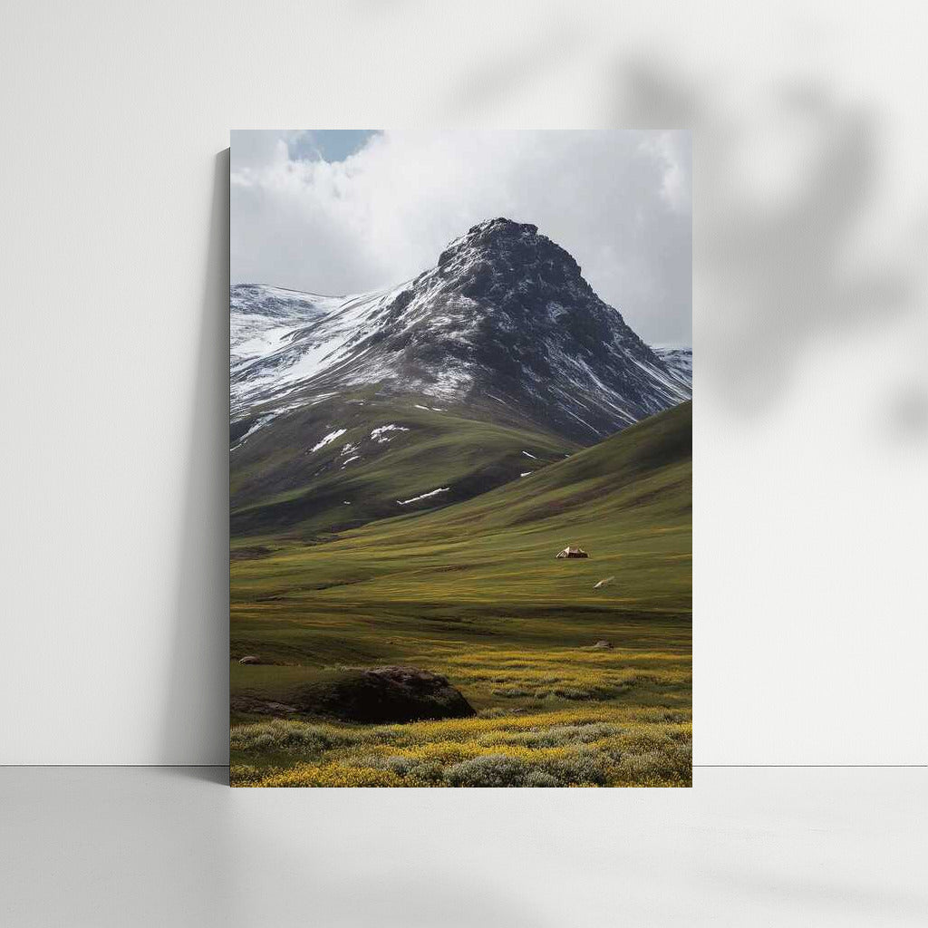 Iceland's Mountain Top: Green Spaces and Natural Charm