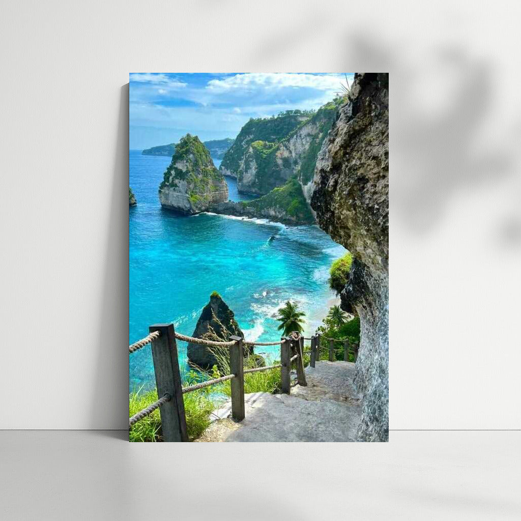 Indonesia's Tropical Paradise: Azure Waters and Majestic Rocks