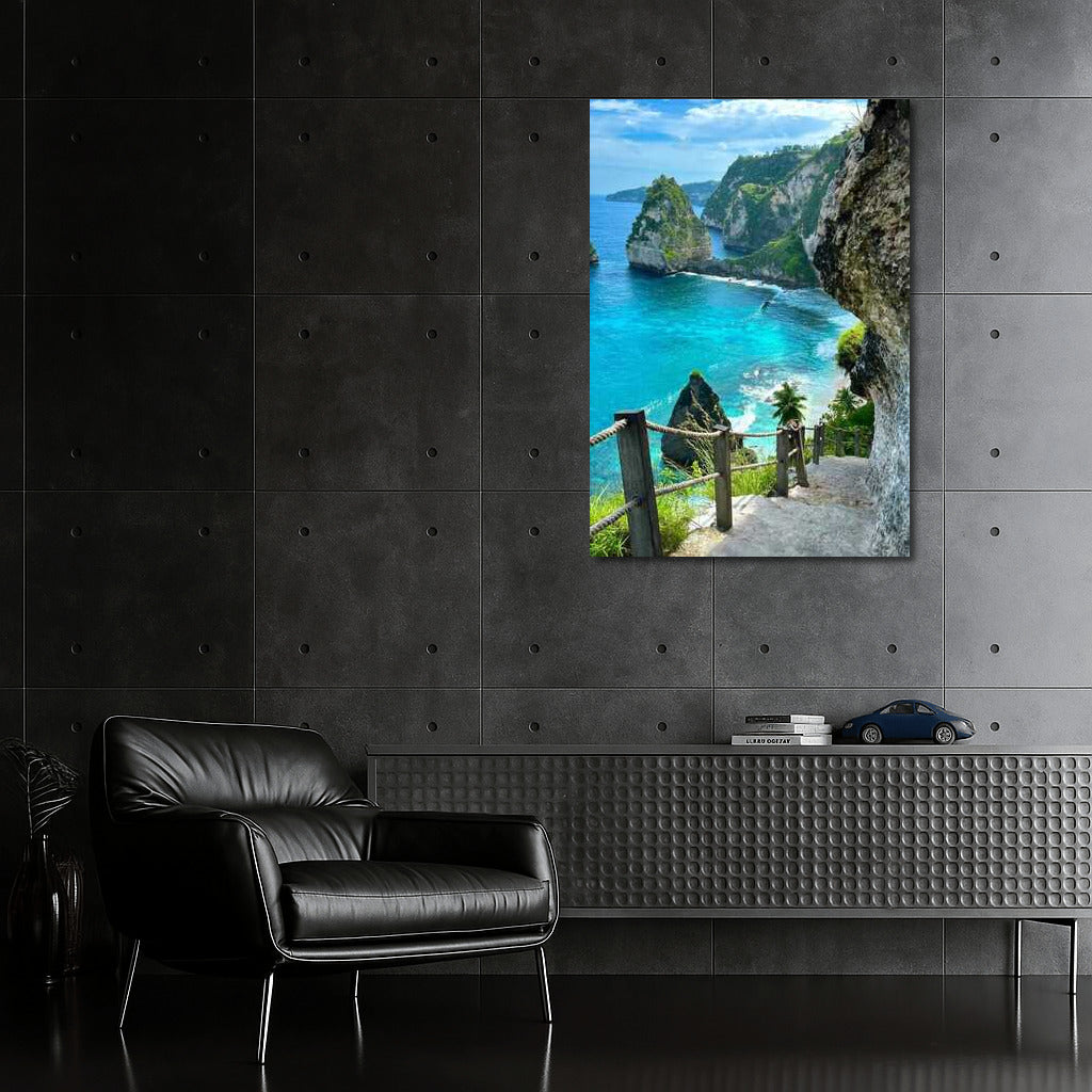 Indonesia's Tropical Paradise: Azure Waters and Majestic Rocks
