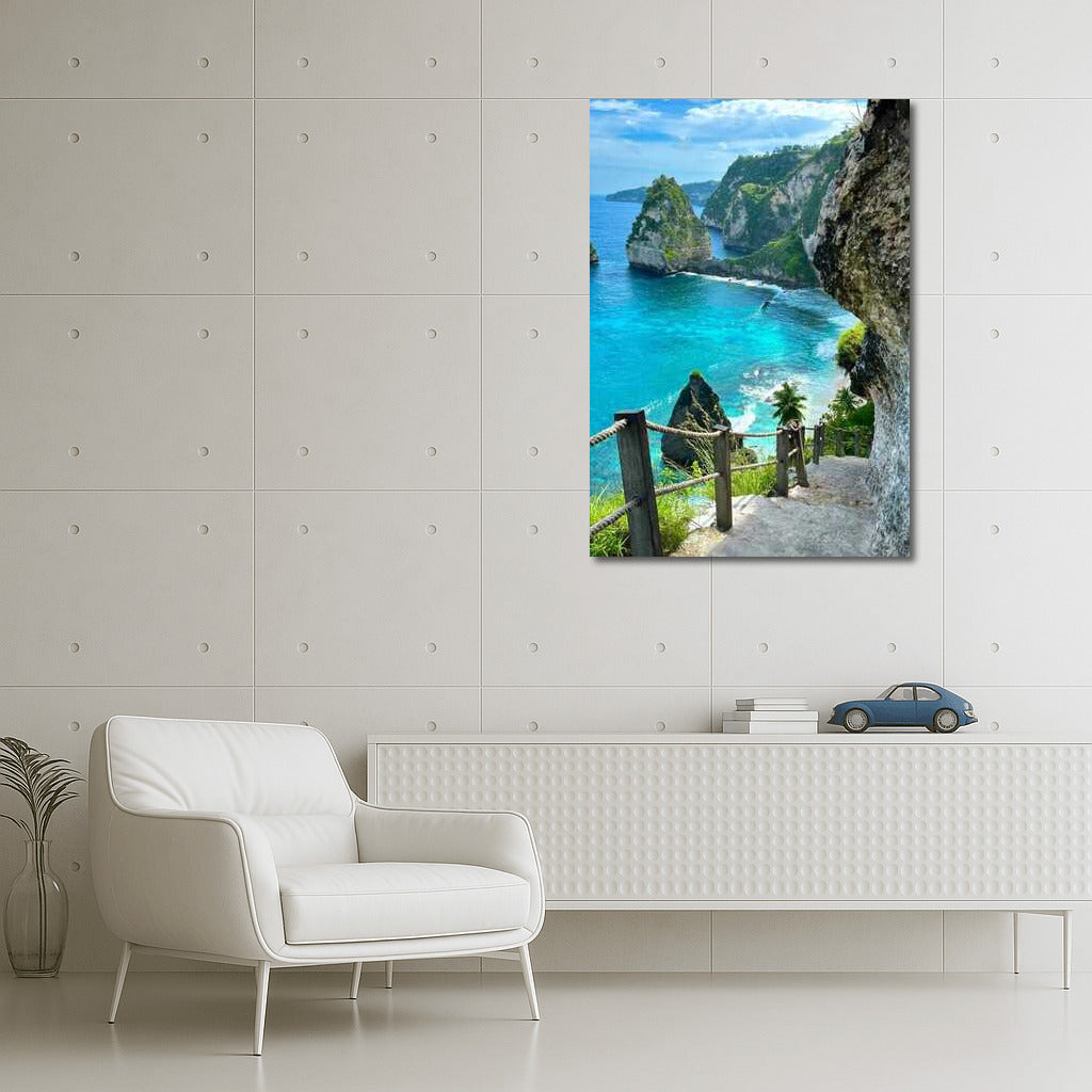 Indonesia's Tropical Paradise: Azure Waters and Majestic Rocks
