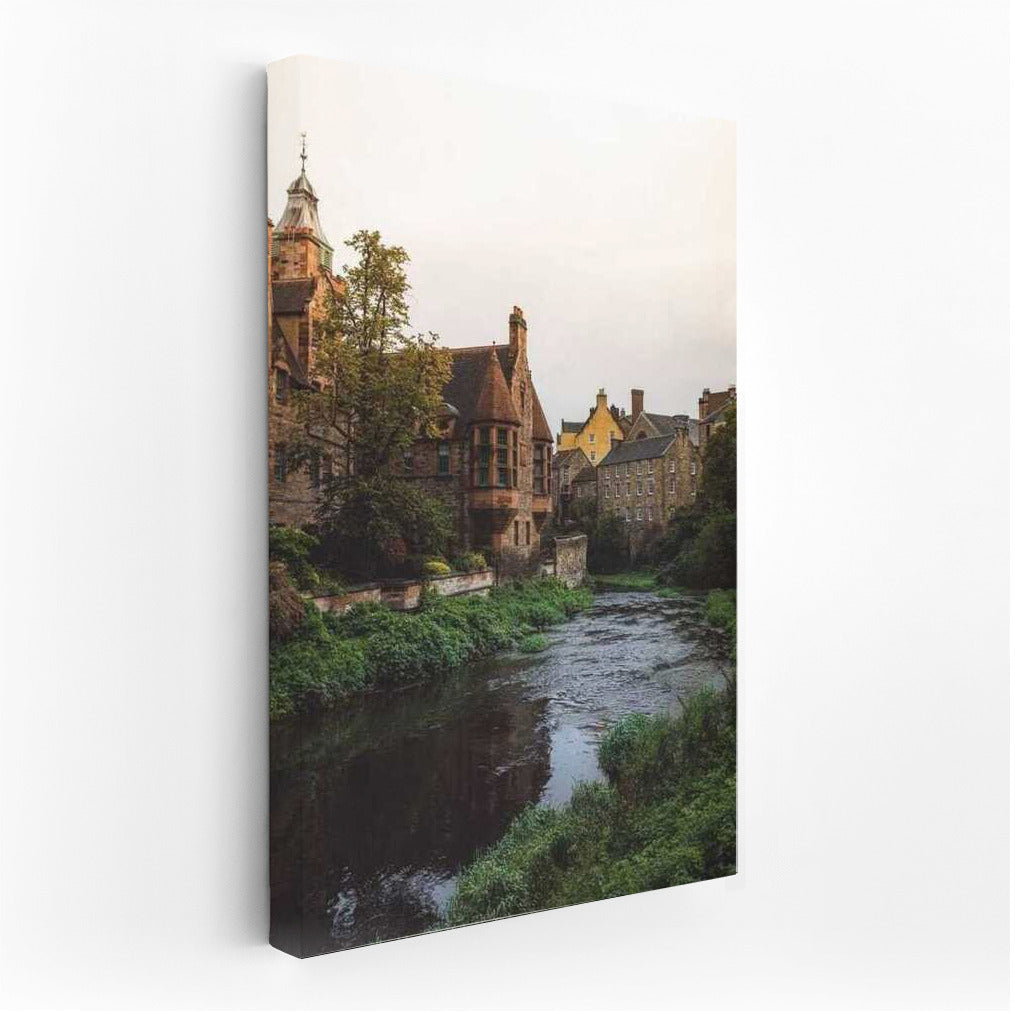Irish Idyll: Cozy Houses by the River