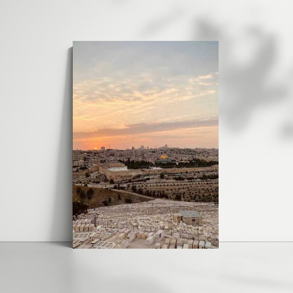 Magical Sunset over Jerusalem: Spirit of Israel