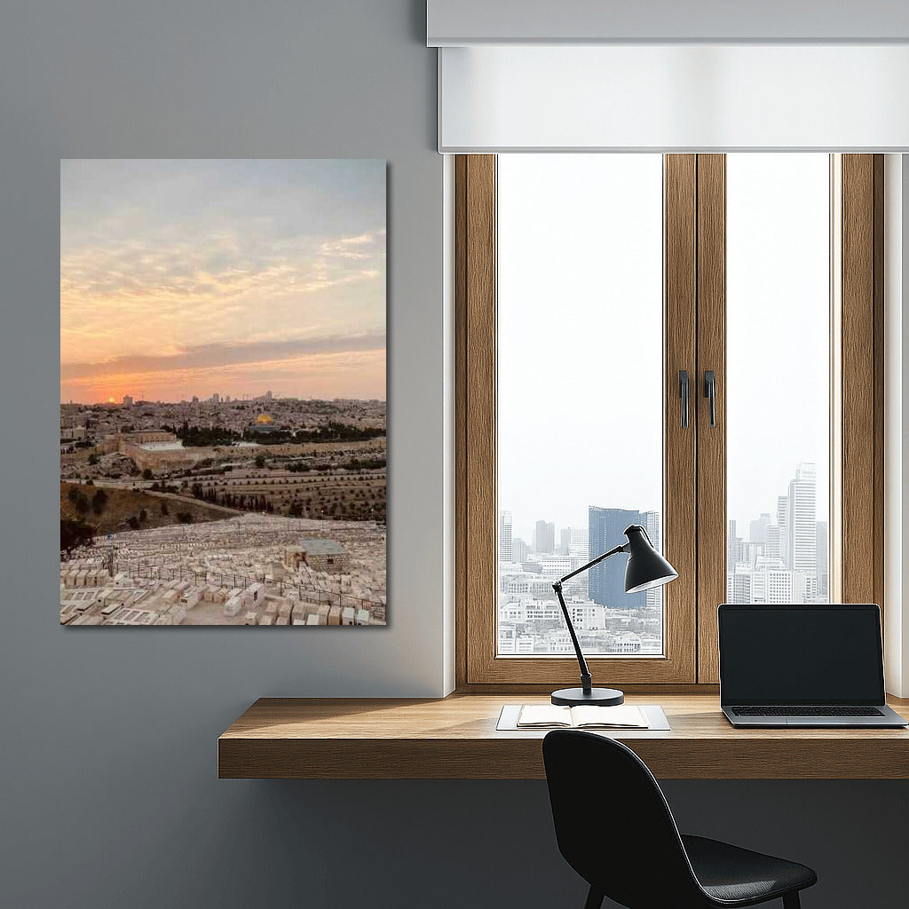 Magical Sunset over Jerusalem: Spirit of Israel