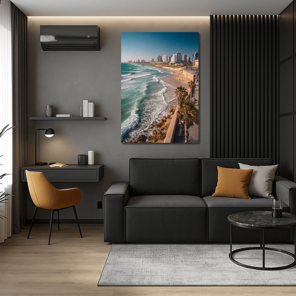 Sunny Shores of Israel: City and Sea
