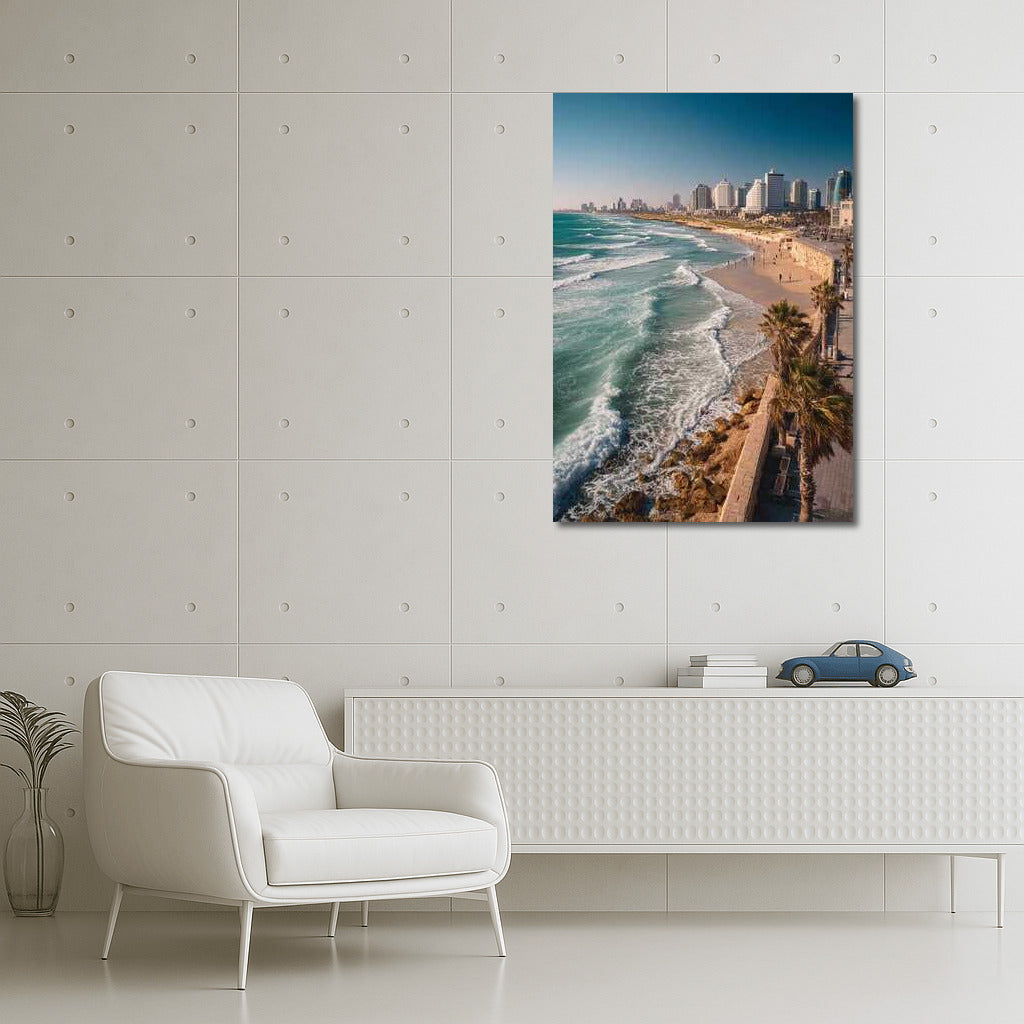 Sunny Shores of Israel: City and Sea